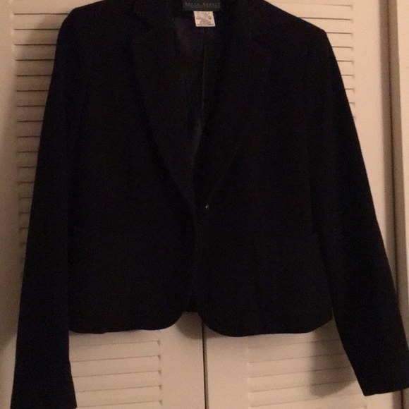 black short blazer jackets